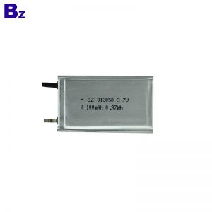 China Lithium Battery Manufacturer Customized High Quality Polymer Li-ion Battery BZ 013050 100mAh 3.7V Ultra Thin Battery for Smart Card